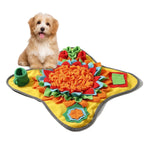 Alfombra olfativa para perros, variante amarilla