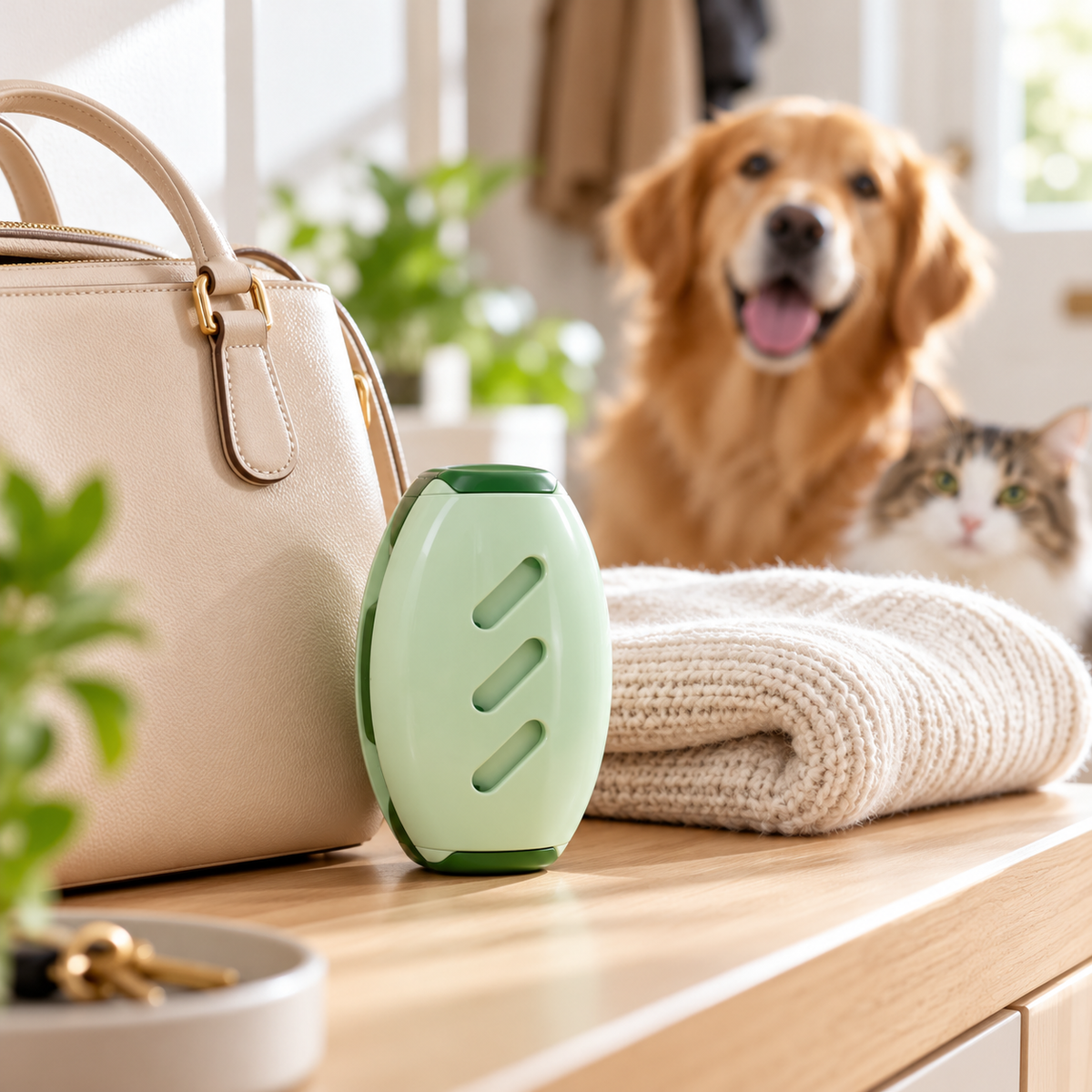 Quitapelos portátil de bolsillo junto a mascotas y accesorios